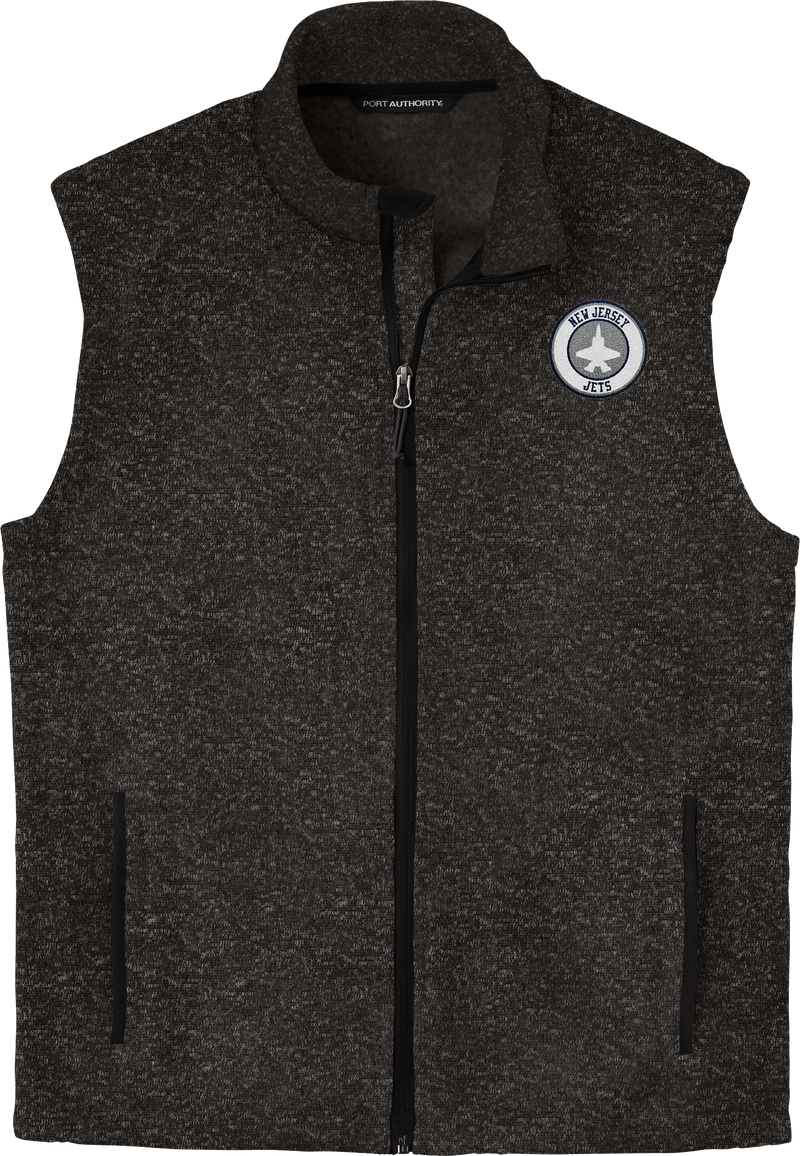 NJ Jets Sweater Fleece Vest