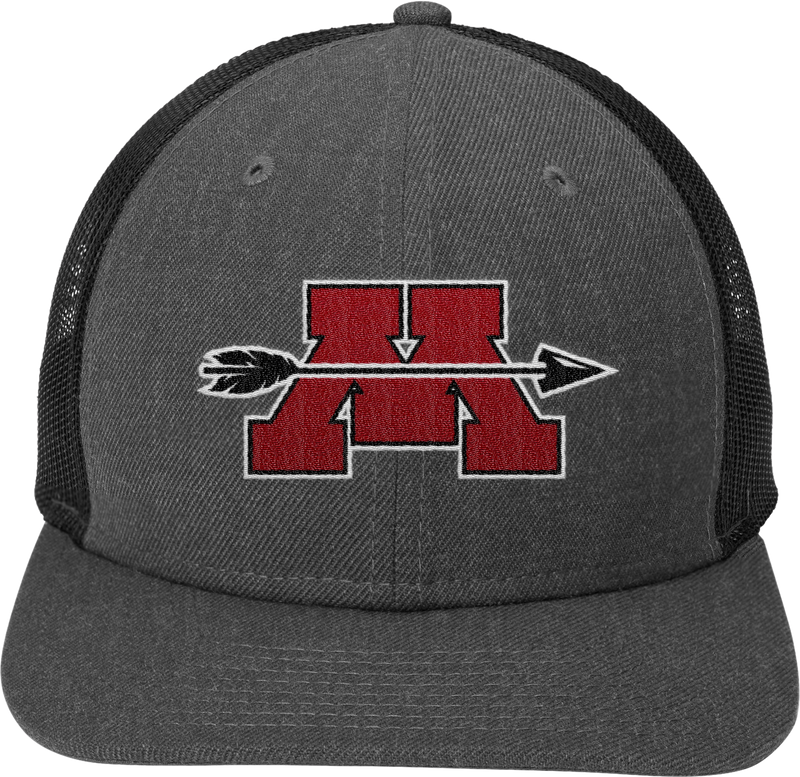 Mercer Arrows New Era Snapback Low Profile Trucker Cap