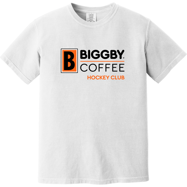 Biggby Coffee Hockey Club Heavyweight Ring Spun Tee