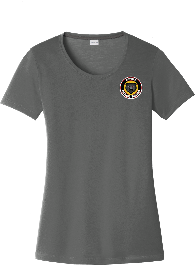 Dupage Black Bears Ladies PosiCharge Competitor Cotton Touch Scoop Neck Tee