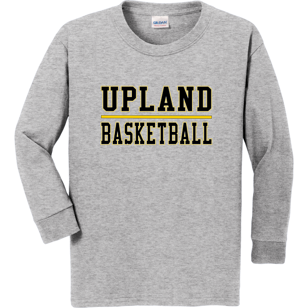 Upland Basketball Youth Heavy Cotton Long Sleeve T-Shirt