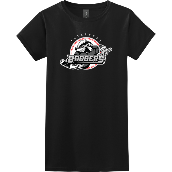 Allegheny Badgers Softstyle Ladies' T-Shirt