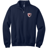 Wall Hockey NuBlend 1/4-Zip Cadet Collar Sweatshirt