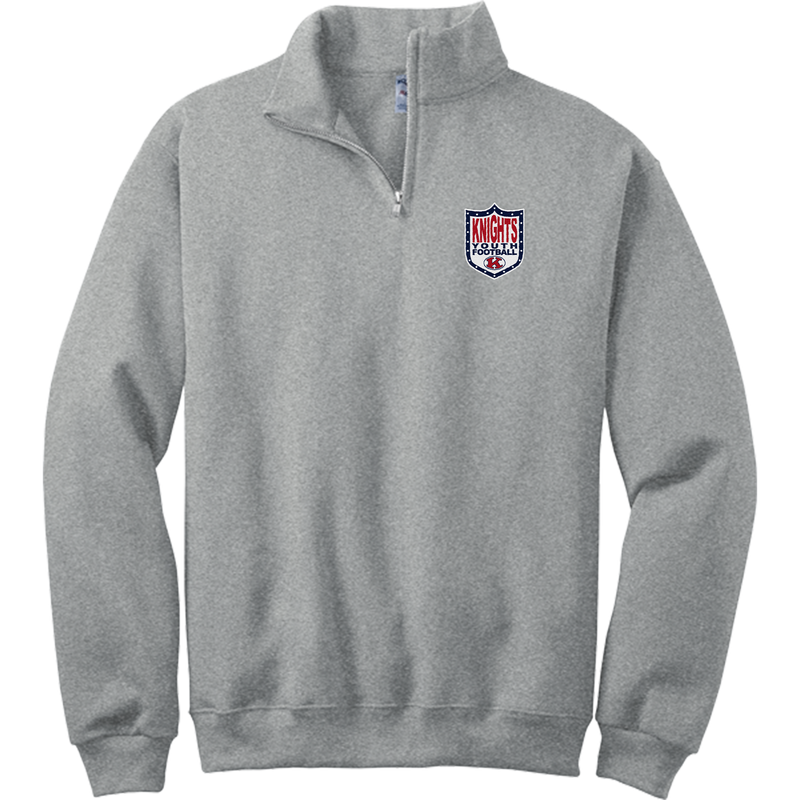 Knights Youth Football NuBlend 1/4-Zip Cadet Collar Sweatshirt