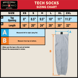 Danbury Hat Tricks Sublimated Tech Socks - White - Kit