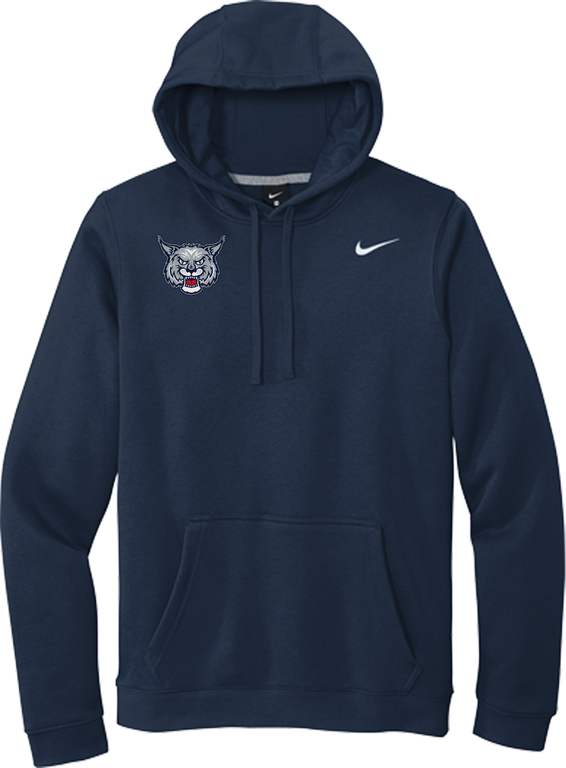 CT Bobcats Nike Club Fleece Pullover Hoodie