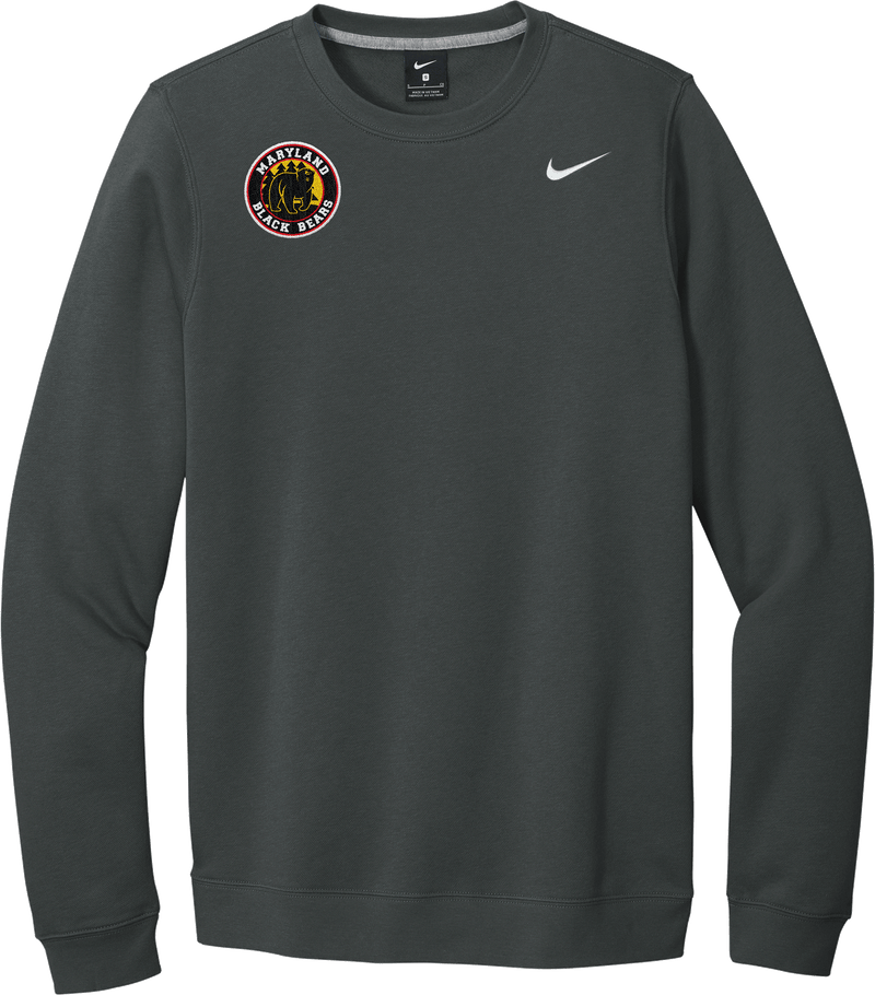 Maryland Black Bears Nike Club Fleece Crew