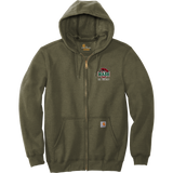 Wash U Carhartt Midweight Hooded Zip-Front Sweatshirt