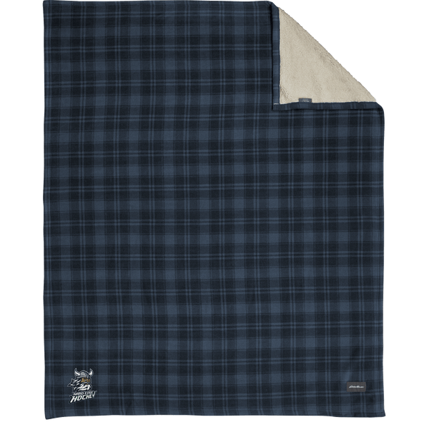 Hard Edge Hockey Eddie Bauer Woodland Blanket