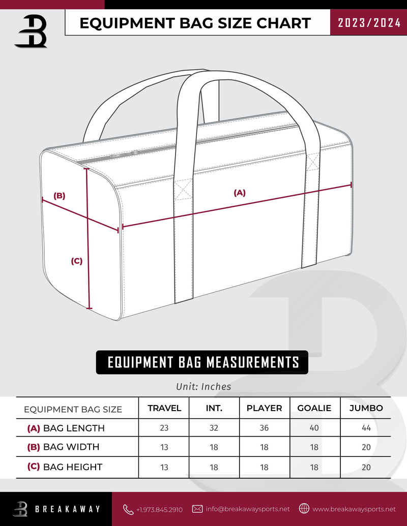 Biggby Coffee Hockey Club Tier 2 Equipment Bag