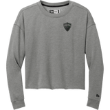 Lansing Spartans New Era Ladies Tri-Blend Fleece Crop Crew