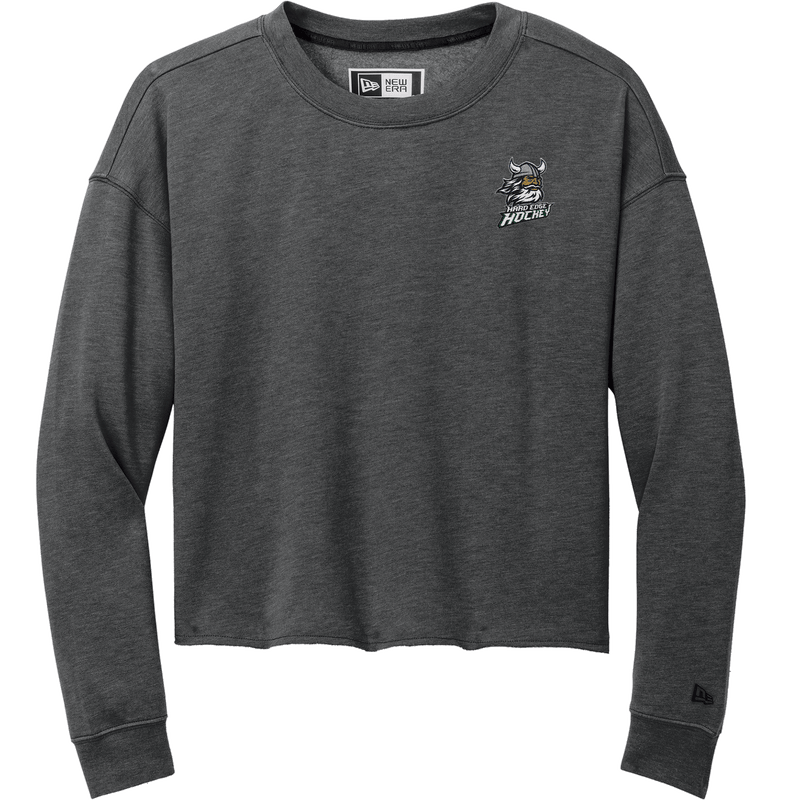 Hard Edge Hockey New Era Ladies Tri-Blend Fleece Crop Crew