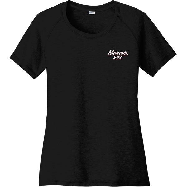 Mercer NCDC Ladies PosiCharge Tri-Blend Wicking Scoop Neck Raglan Tee