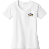Biggby Bulldogs Tier 2 Ladies PosiCharge Tri-Blend Wicking Scoop Neck Raglan Tee