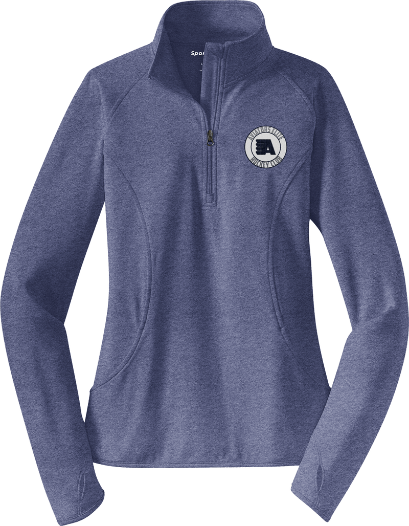 Aspen Aviators Ladies Sport-Wick Stretch 1/4-Zip Pullover