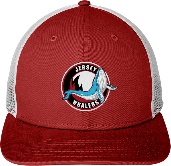 Jersey Shore Whalers New Era Snapback Low Profile Trucker Cap