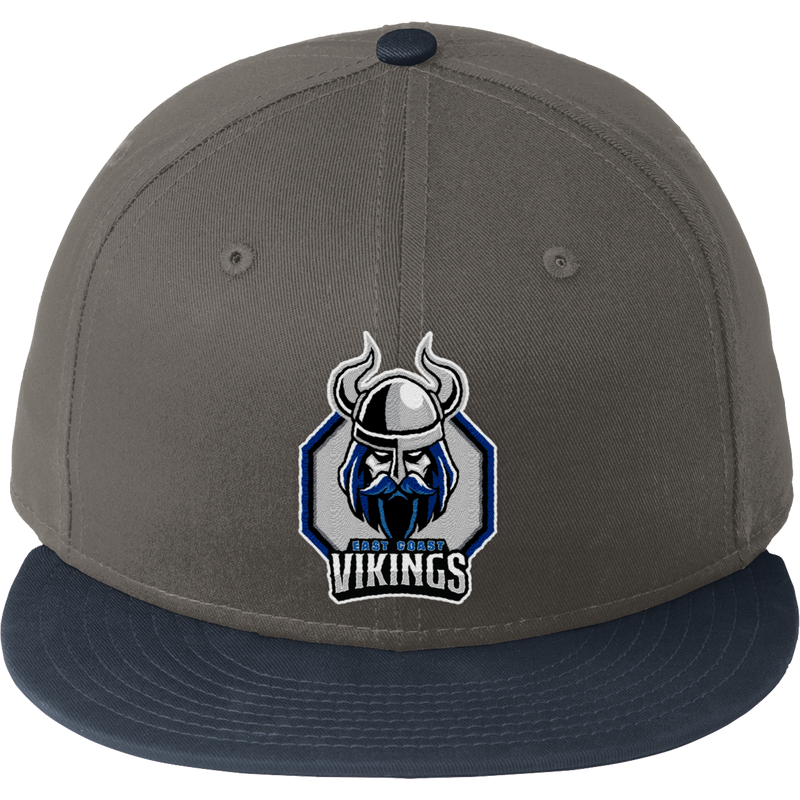 East Coast Vikings (Mens) New Era Flat Bill Snapback Cap