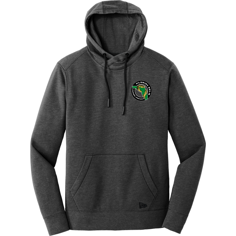 Florida Eels New Era Tri-Blend Fleece Pullover Hoodie