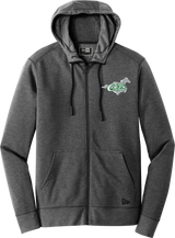 NJ Colts New Era Tri-Blend Fleece Full-Zip Hoodie