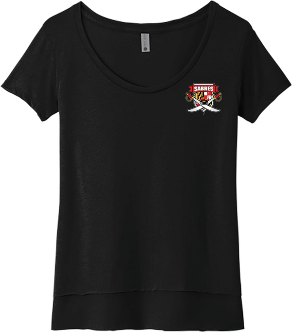 SOMD Sabres Womens Festival Scoop Neck Tee