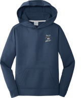 Hard Edge Hockey Youth Performance Fleece Pullover Hooded Sweatshirt