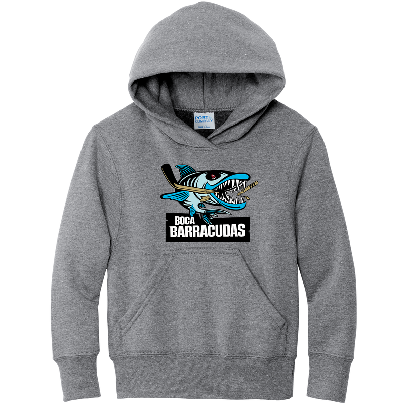 Boca Barracudas Youth Core Fleece Pullover Hooded Sweatshirt