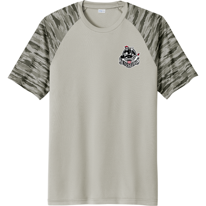 Grundy Senators Drift Camo Colorblock Tee