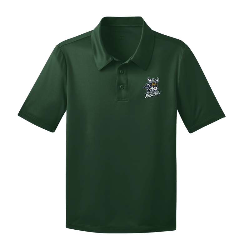 Hard Edge Hockey Youth Silk Touch Performance Polo