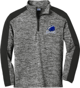 Brandywine Outlaws Youth PosiCharge  Electric Heather Colorblock 1/4-Zip Pullover