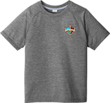 Delaware Ducks Youth PosiCharge  Tri-Blend Wicking Raglan Tee