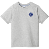 Carolina Thunder Youth PosiCharge Tri-Blend Wicking Raglan Tee