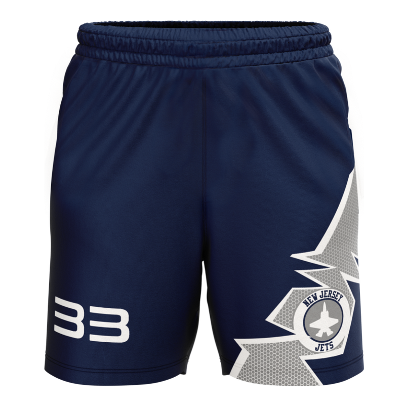 NJ Jets Adult Sublimated Shorts