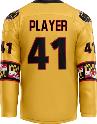 MD Jr Black Bears Youth Goalie Sublimated Jersey